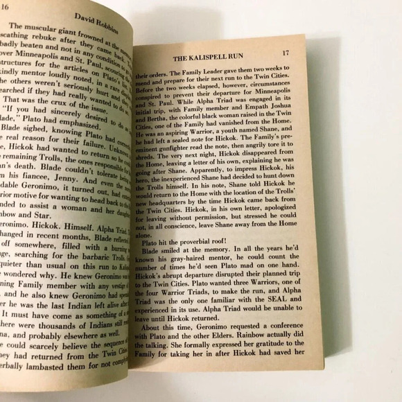 Vtg David Robbins Endworld The Kalispell Run and Tom Obedlam Robert Silverberg - Picture 10 of 16